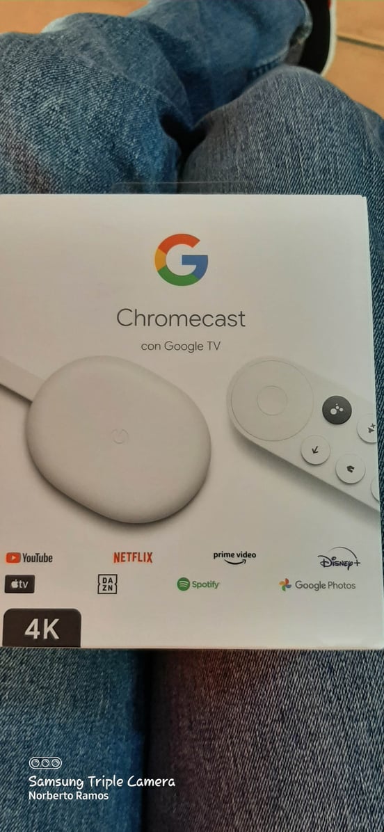 Google Chromecast avec Google TV Snow Reconditionné | PcComponentes.fr