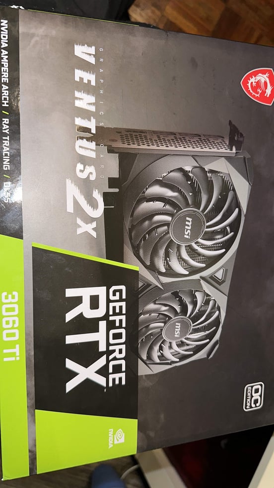 Carte graphique MSI RTX 3060 TI VENTUS 2X OC V1 LHR 8 Go GDDR6