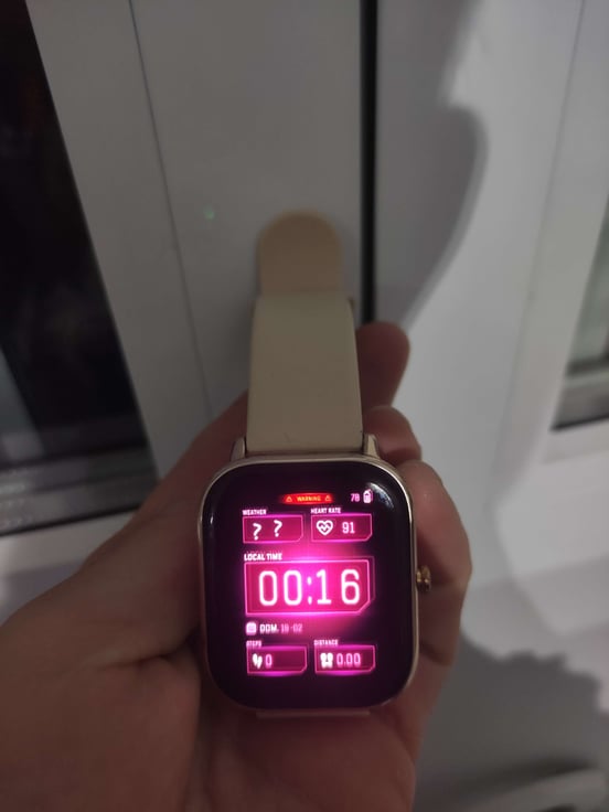 Montre Amazfit GTS Smartwatch Obsidienne Noir