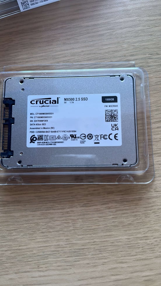 Disque dur Crucial MX500 SSD 1000 Go SATA | PcComponentes.fr
