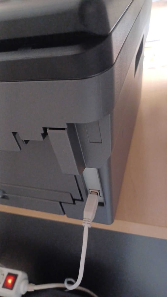 Câble USB 2.0 A Vers B Mâle - 1 Mètre - Pour Imprimante - NANOCABLE - Garantie 3 Ans