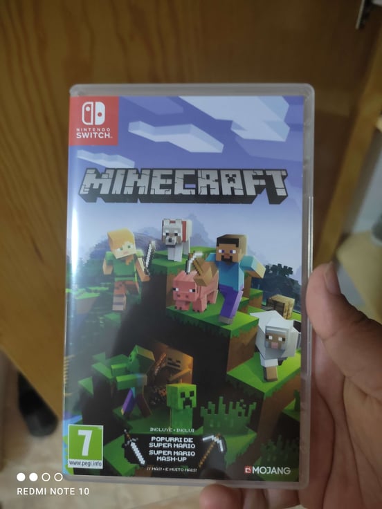 Promo Console Switch + 2 Jeux Minecraft chez Auchan Direct