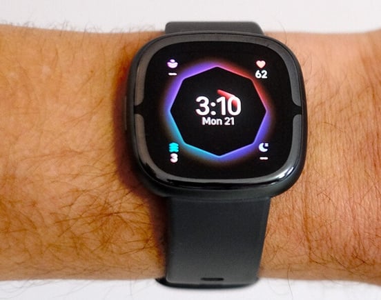 Montre Connectée Fitbit Sense 2 Noire - Occasion, Pleinement Fonctionnelle