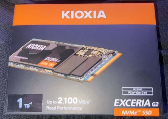 Disque dur Disque SSD Kioxia Exceria G2 1 To NVMe M.2 2280