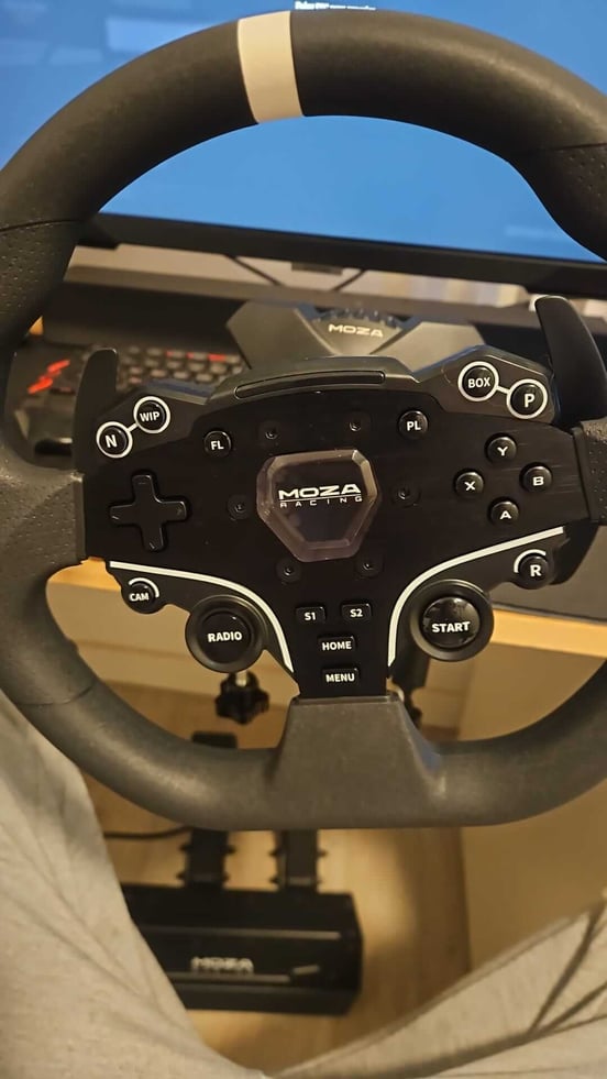 Volant De Jeu NanoRS RS700 Avec Pédales - Universel (PS, Xbox, PC) - Antidérapant - Neuf